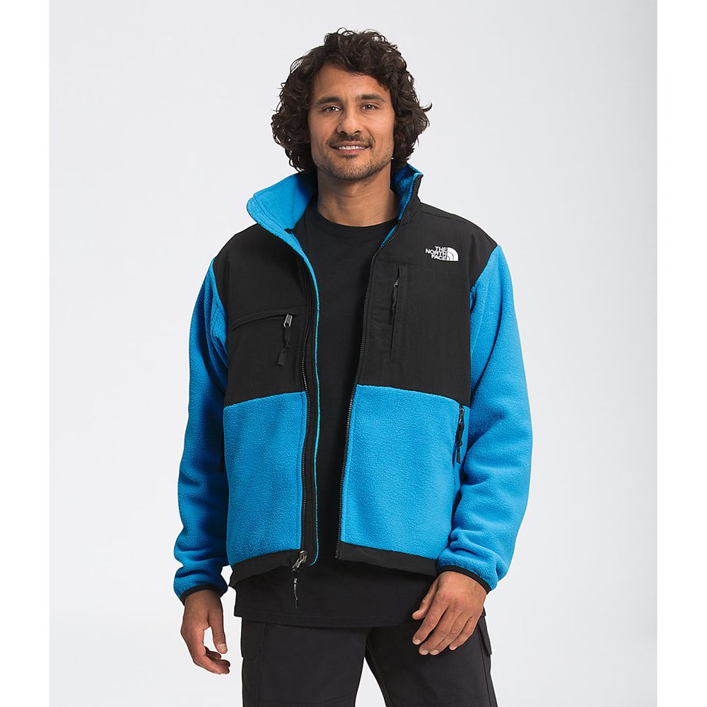 The North Face Fleece Jacket Mens Australia - The North Face ’95 Retro Denali Blue Snow (ARQ-079231)